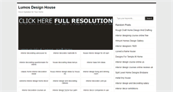 Desktop Screenshot of lumosdesignhouse.com