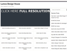 Tablet Screenshot of lumosdesignhouse.com